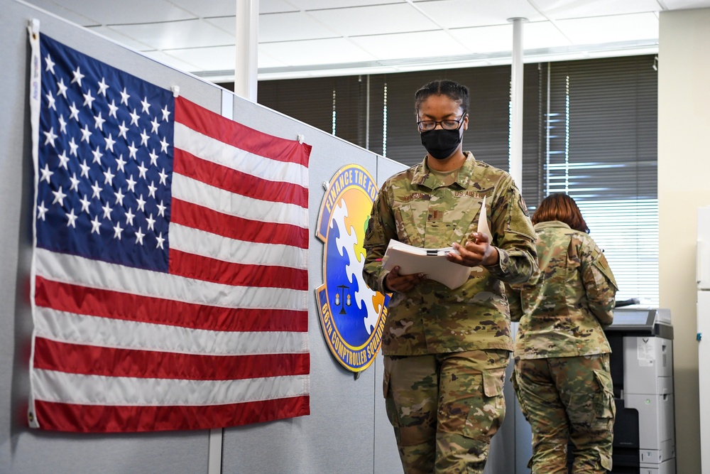 66th Comptroller Squadron training