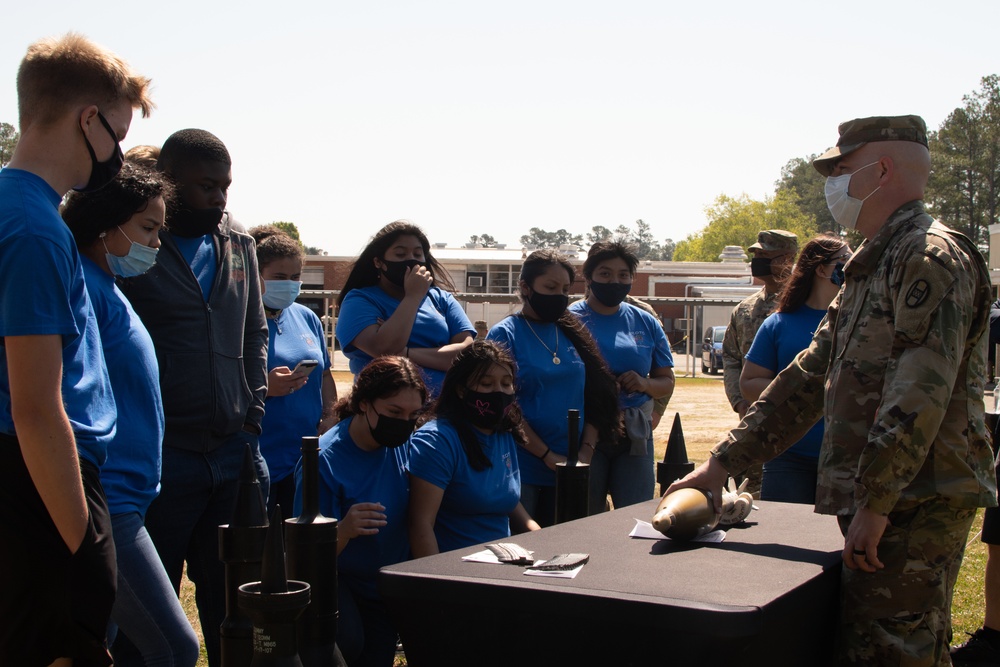 NCARNG M1A1 Tank on Display at WCHS