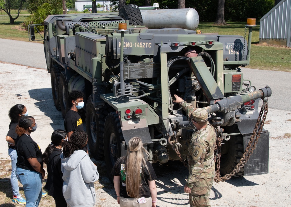 NCARNG M1A1 Tank on Display at WCHS