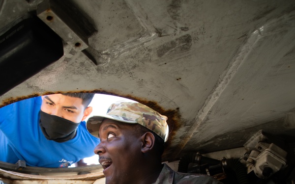 NCARNG M1A1 Tank on Display at WCHS