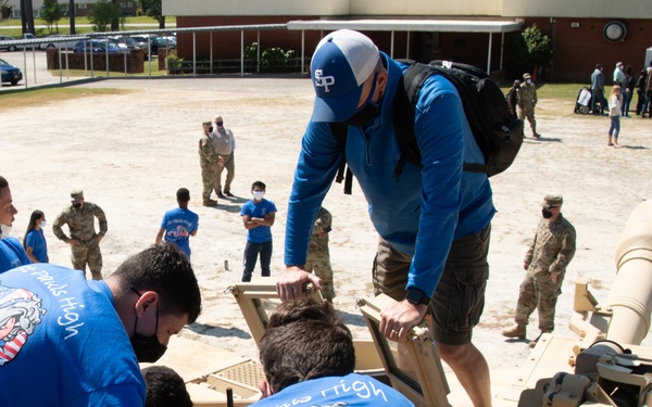 NCARNG M1A1 Tank on Display at WCHS