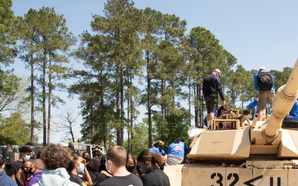 NCARNG M1A1 Tank on Display at WCHS