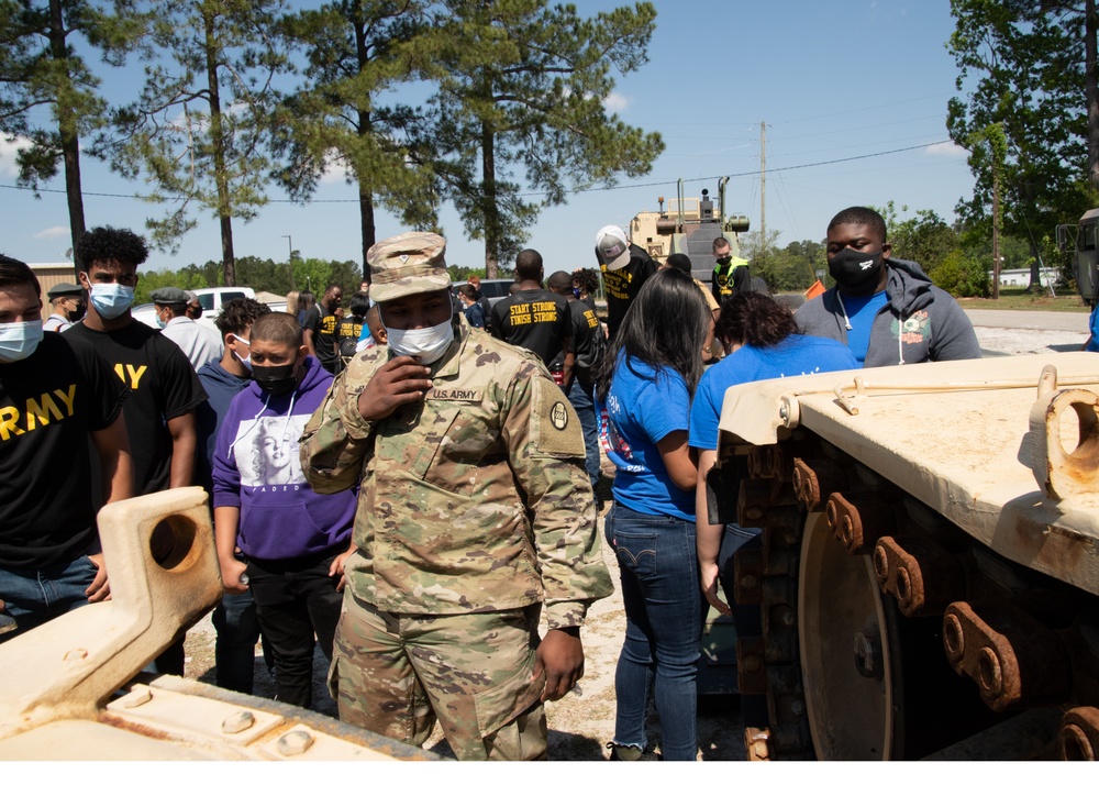 NCARNG M1A1 Tank on Display at WCHS