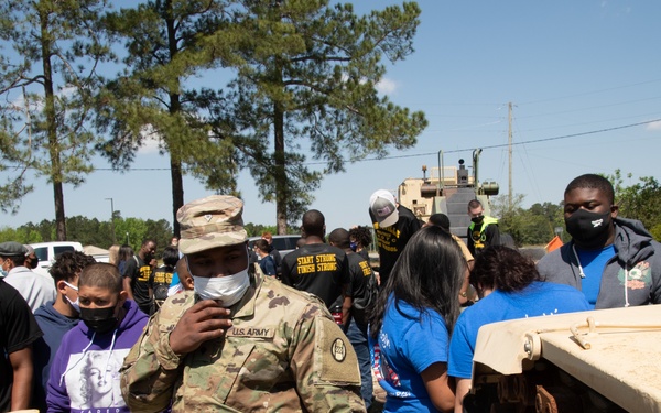NCARNG M1A1 Tank on Display at WCHS
