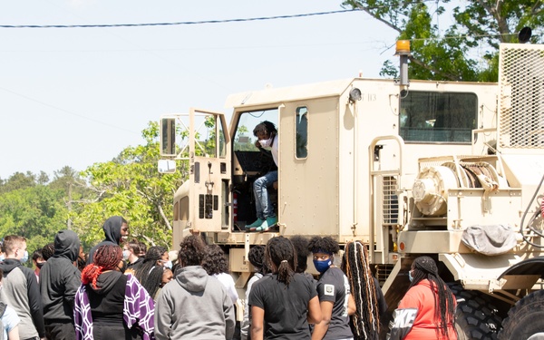 NCARNG M1A1 Tank on Display at WCHS