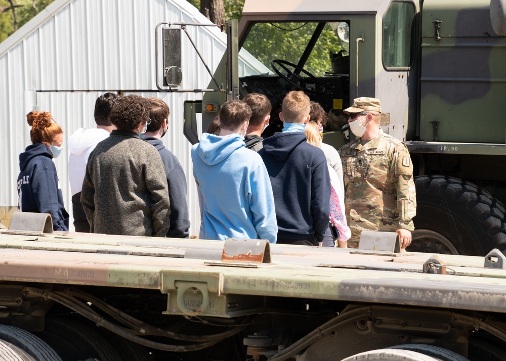 NCARNG M1A1 Tank on Display at WCHS