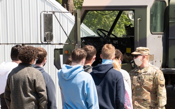 NCARNG M1A1 Tank on Display at WCHS