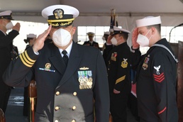 USS Mason Holds Change of Command