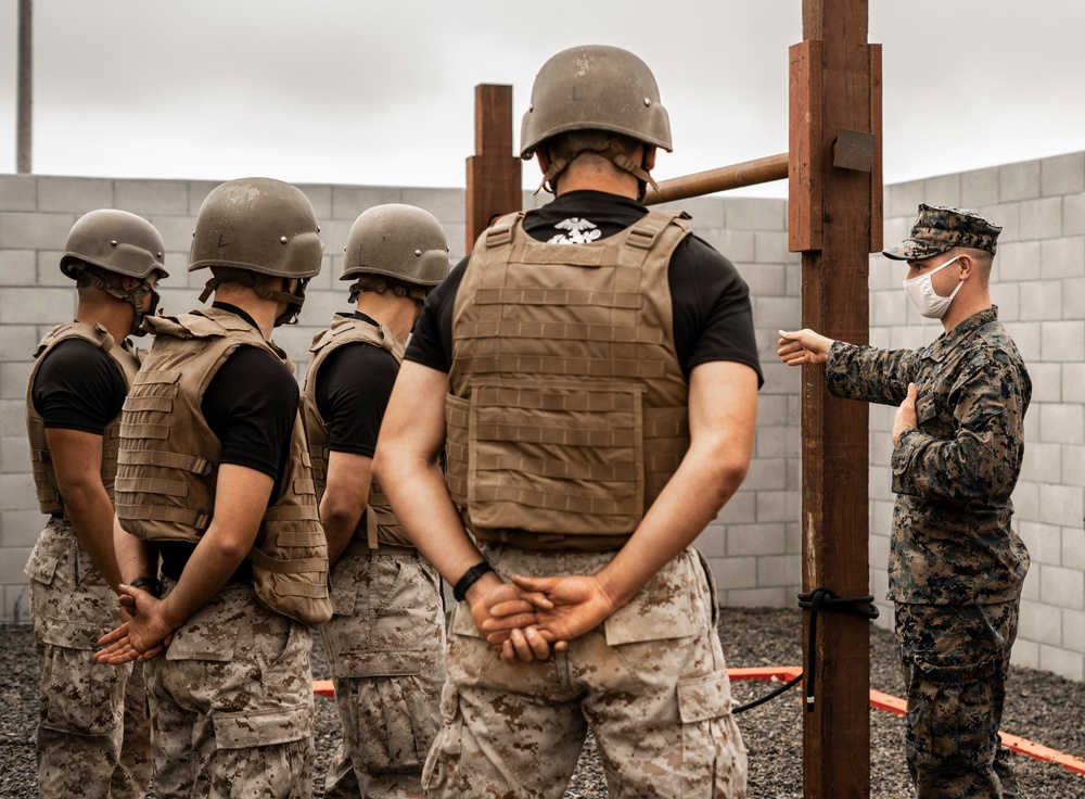 U.S. Marine Corps officer candidates conquer the Leadership Reaction Course