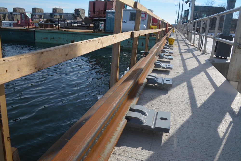 Tow rails upgraded at lock and dam sites