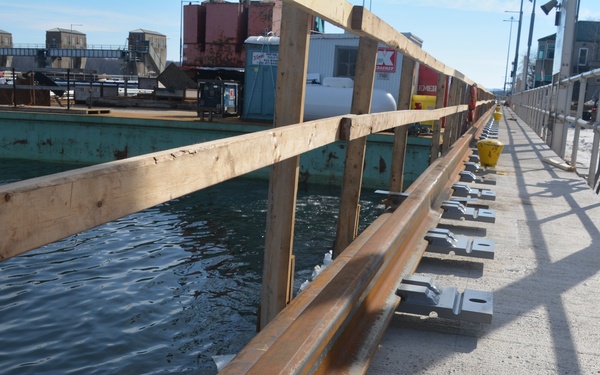 Tow rails upgraded at lock and dam sites
