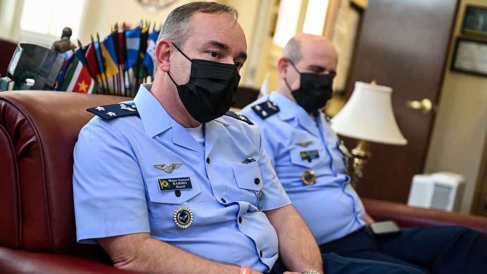 Mayor General Ramiro Kirsch Pinheiro – Brazilian Defense and Air Force Attaché IADC Visit