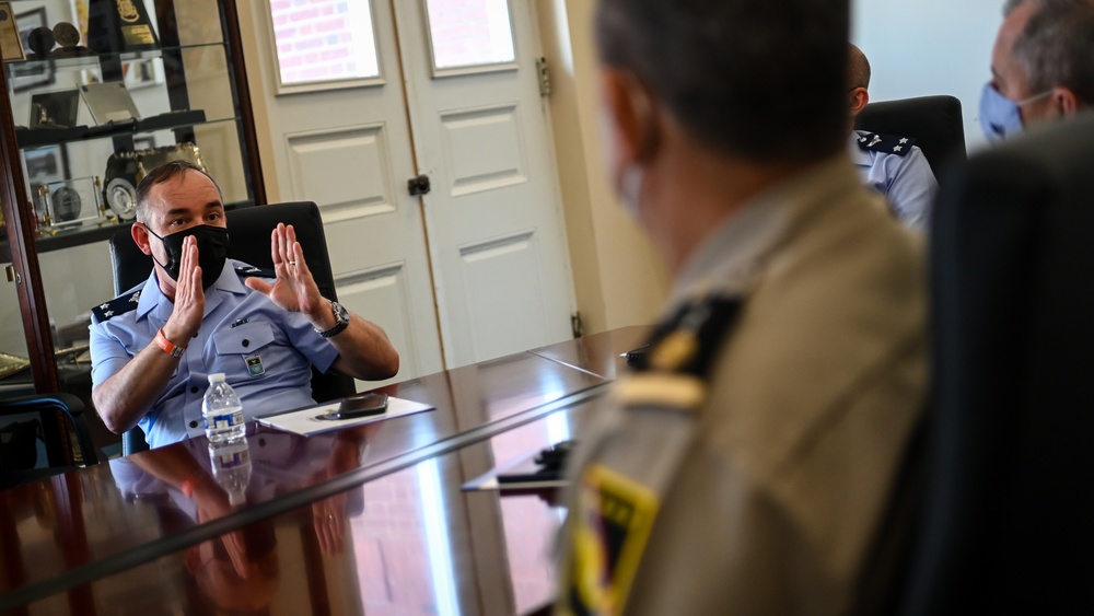 Mayor General Ramiro Kirsch Pinheiro – Brazilian Defense and Air Force Attaché IADC Visit