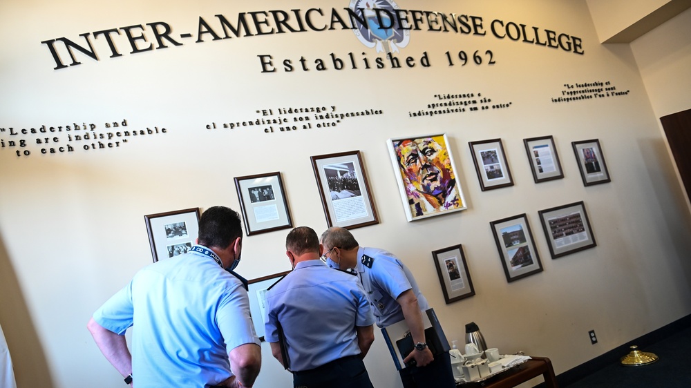 Mayor General Ramiro Kirsch Pinheiro – Brazilian Defense and Air Force Attaché IADC Visit