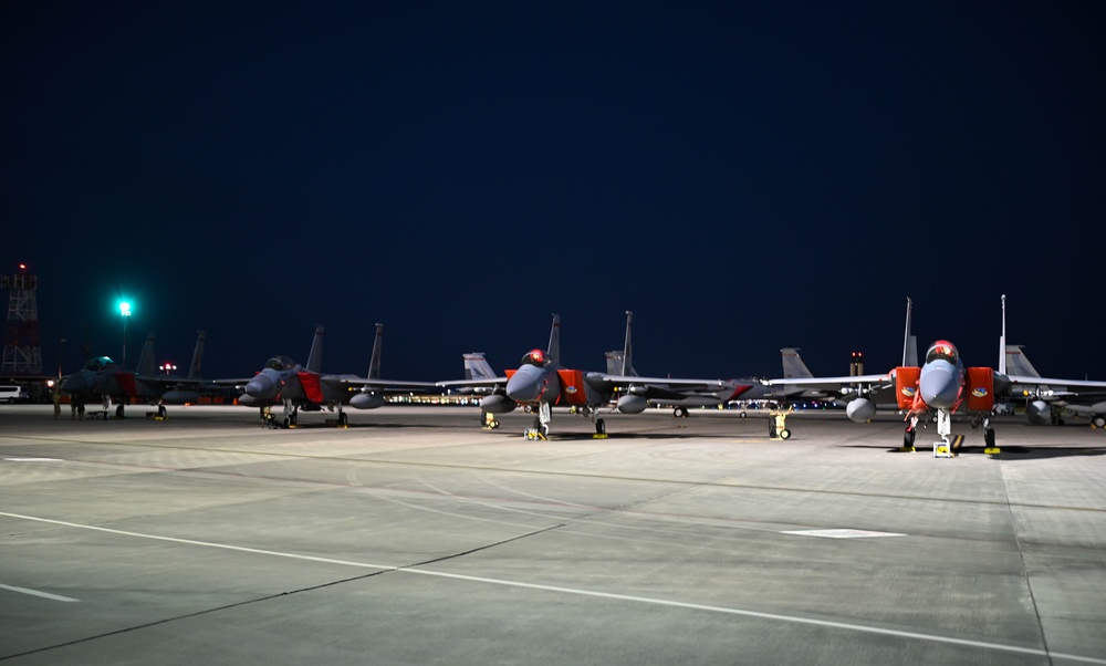 Before dawn during week two of Sentry Savannah 2021