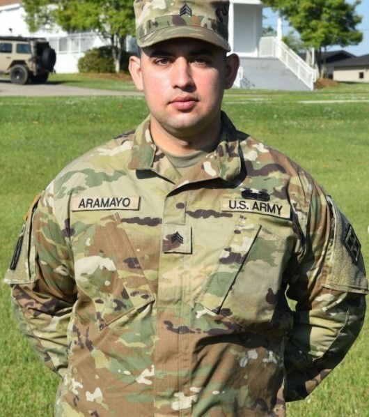 Sgt. Diego Aramayo, 412th TEC BWC NCO winner