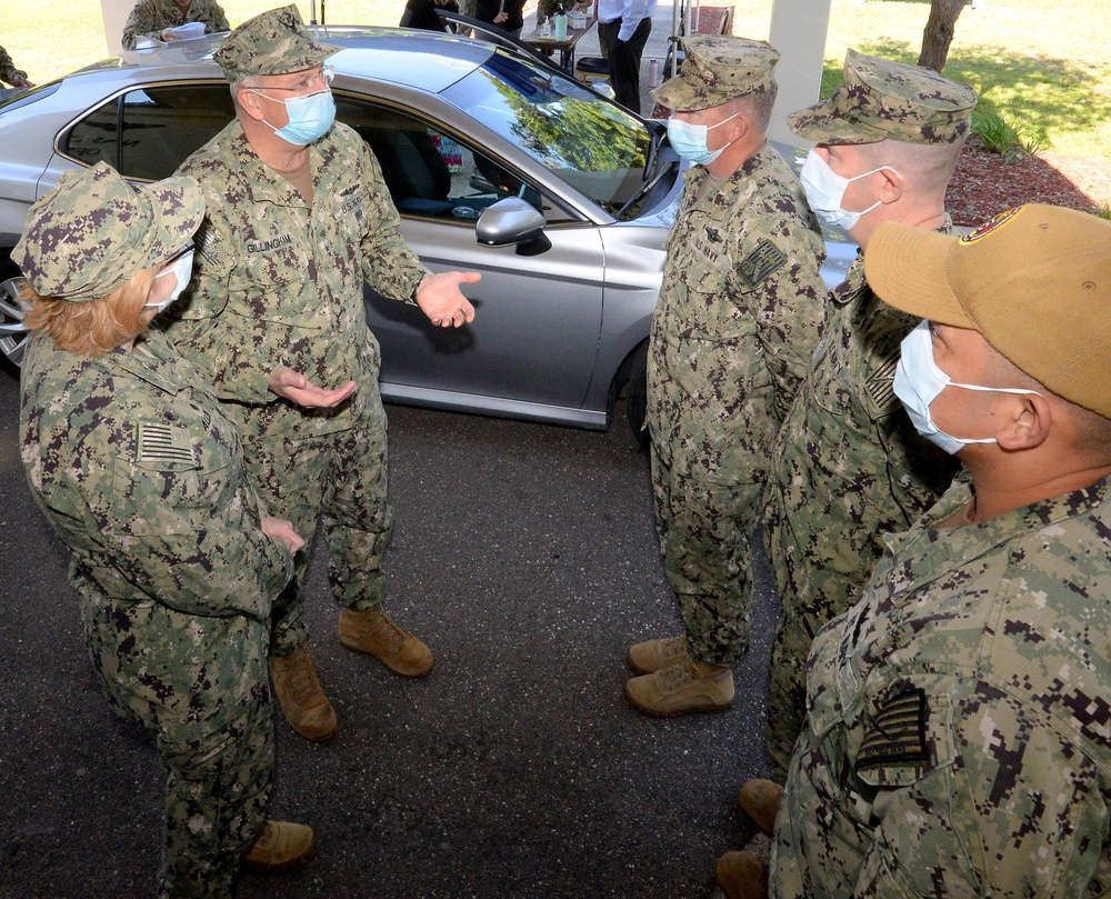 Naval Hospital Jacksonville U.S. Navy Surgeon General Visit