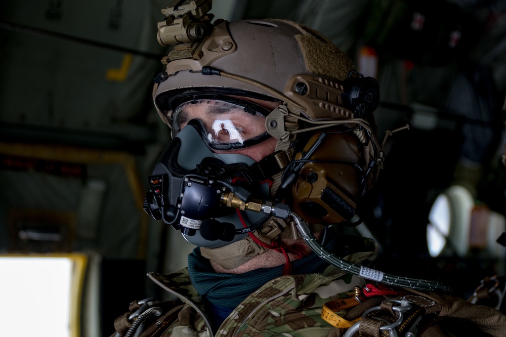 143d Airlift Wing supports HALO parachute operations