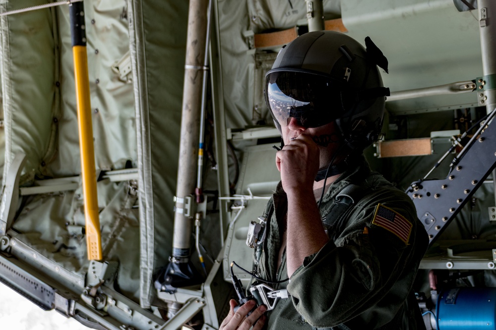 143d Airlift Wing supports HALO parachute operations