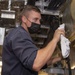 Cleaning Stations Aboard USS Charleston