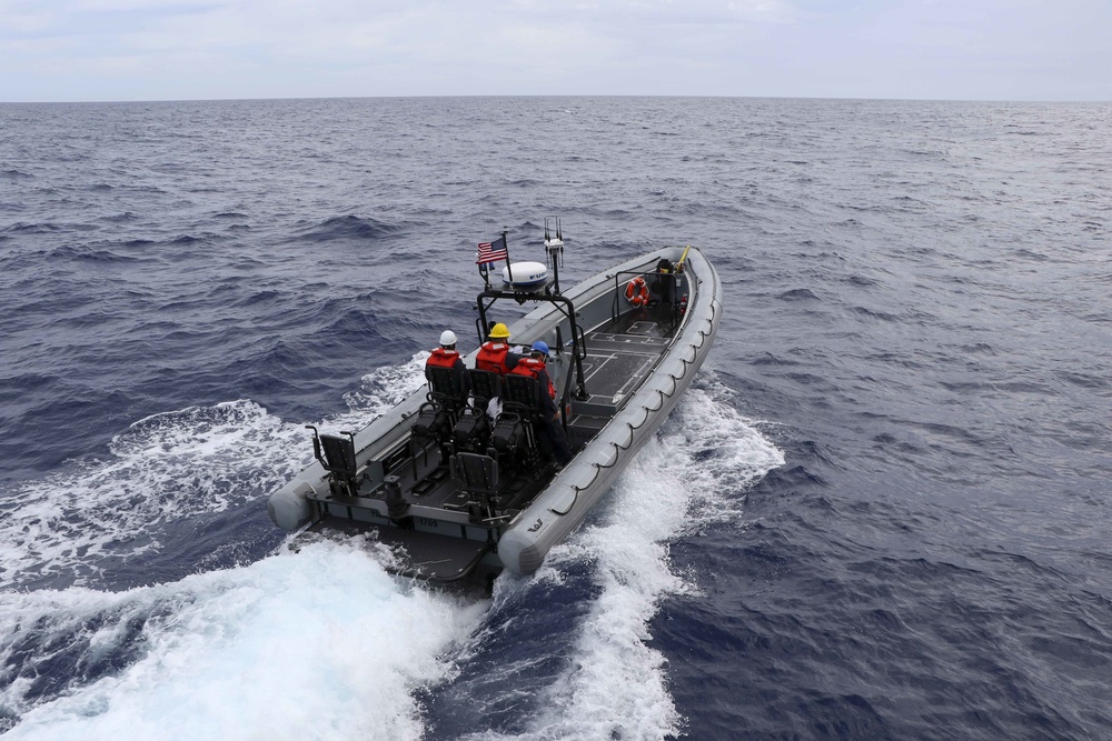 Boat Operation Aboard USS Charleston