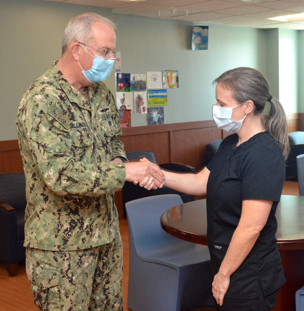 Naval Hospital Jacksonville U.S. Navy Surgeon General Visit