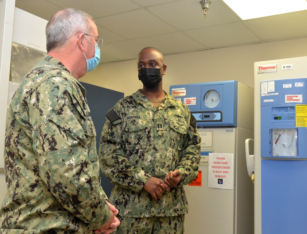 Naval Hospital Jacksonville U.S. Navy Surgeon General Visit