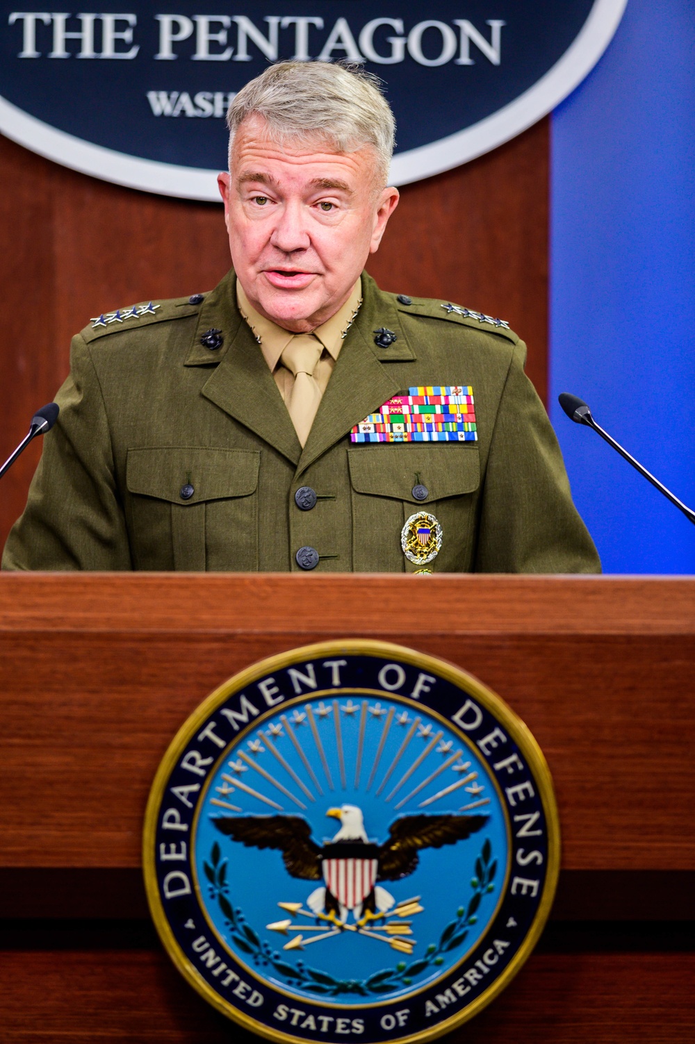 US Central Command holds press briefing