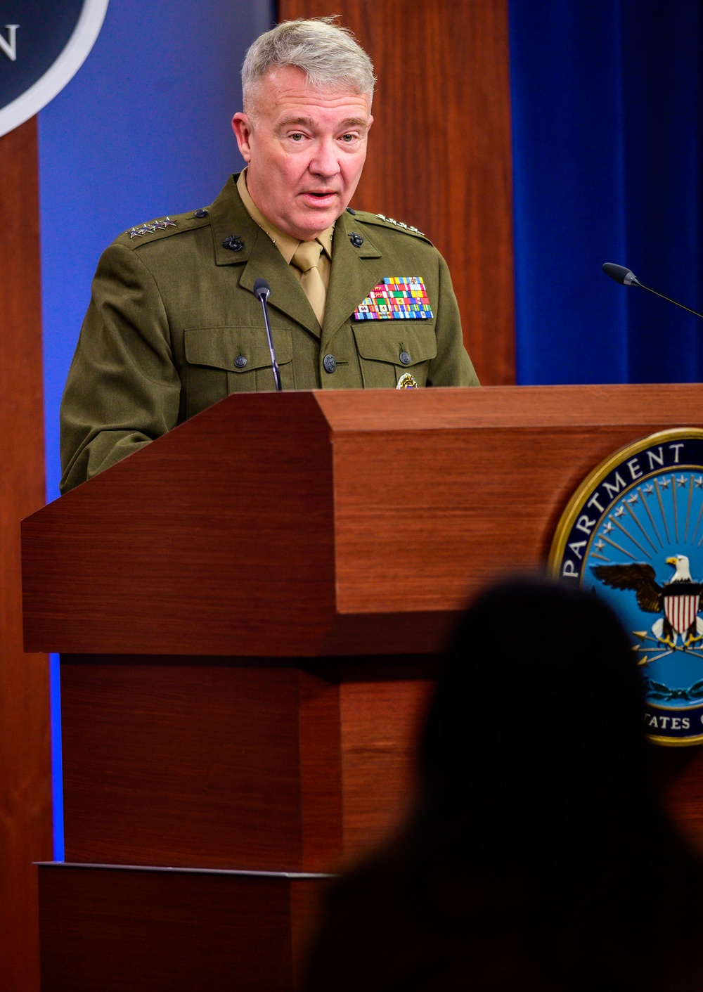 US Central Command holds press briefing