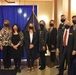Fort Riley leaders, family members and supporters celebrate Kansas law expediting occupational licensure.