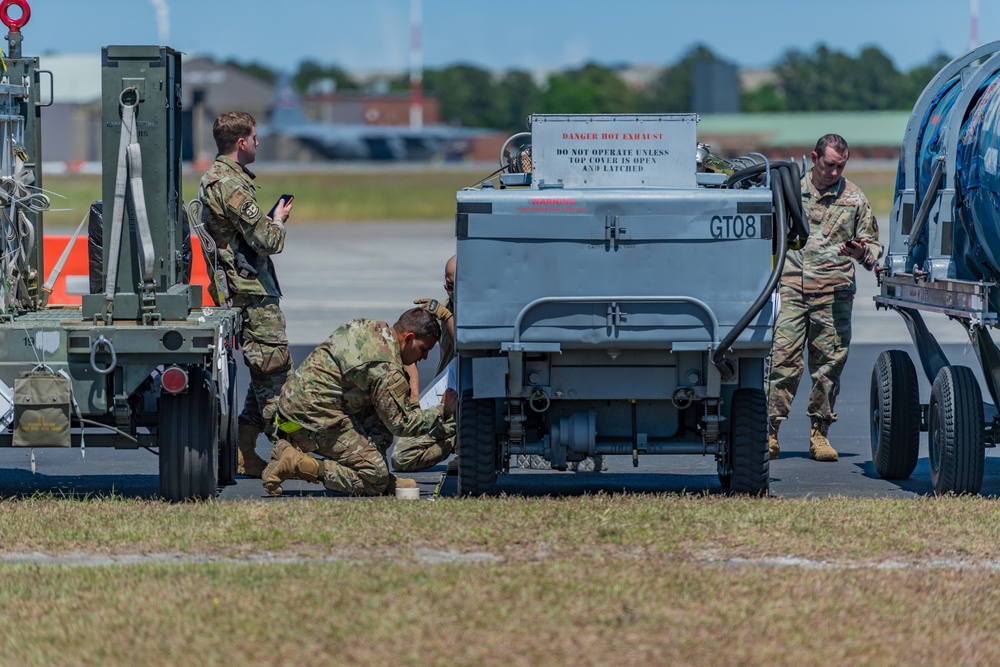 Sentry Savannah 2021 Aircraft prepare for exercise