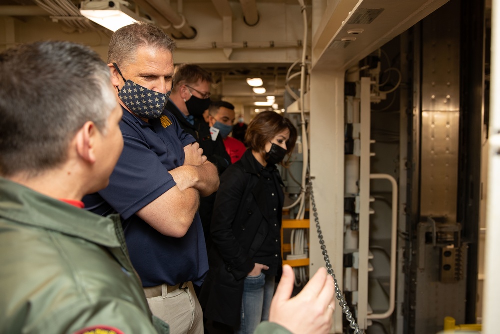 Under SECNAV visit