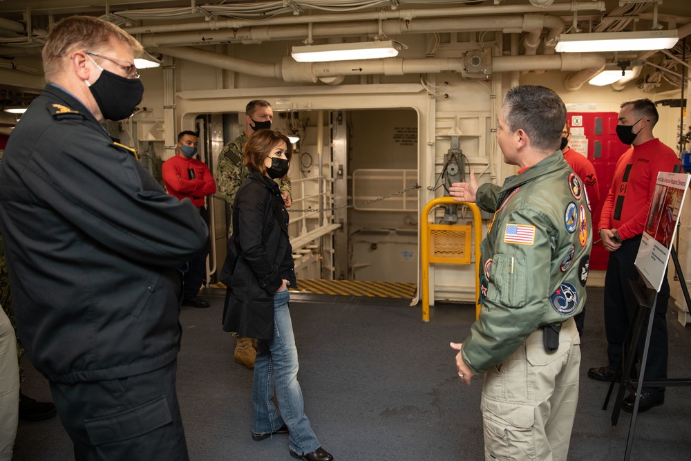 Under SECNAV visit