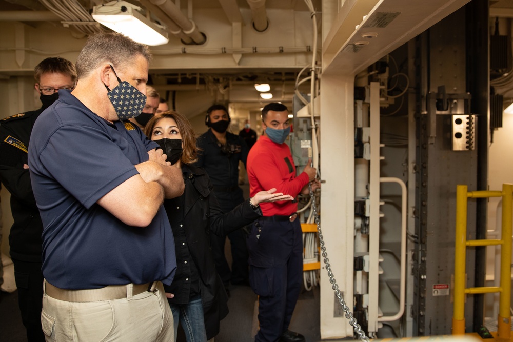 Under SECNAV visit