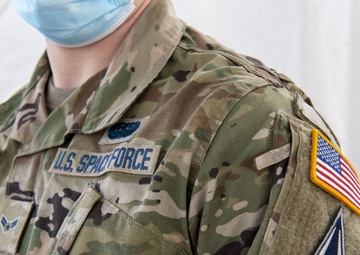 Space Force Guardian supports the St. Paul Community Vaccination Center mission