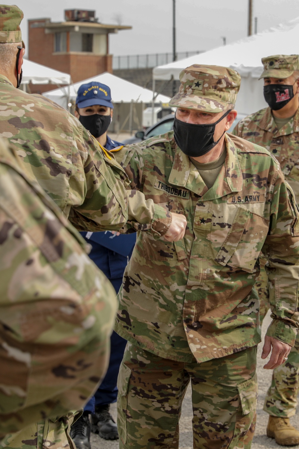 Brig. Gen. Thibodeau at the Gary CVC walkthrough