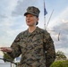 MRF-D Marine's Sunrise Reenlistment Ceremony