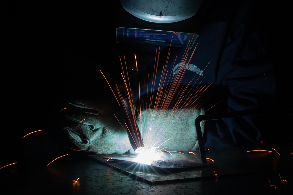 374th MXS metals techs make sparks flying