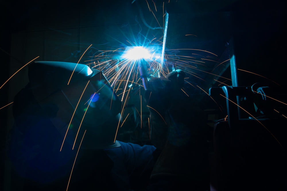 374th MXS metals techs make sparks flying