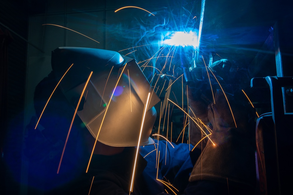 374th MXS metals techs make sparks flying