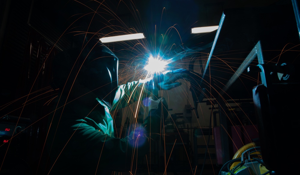 374th MXS metals techs make sparks flying