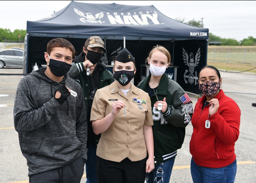 Navy’s Virtual Reality Experience visits Southwest High School during Navy Week