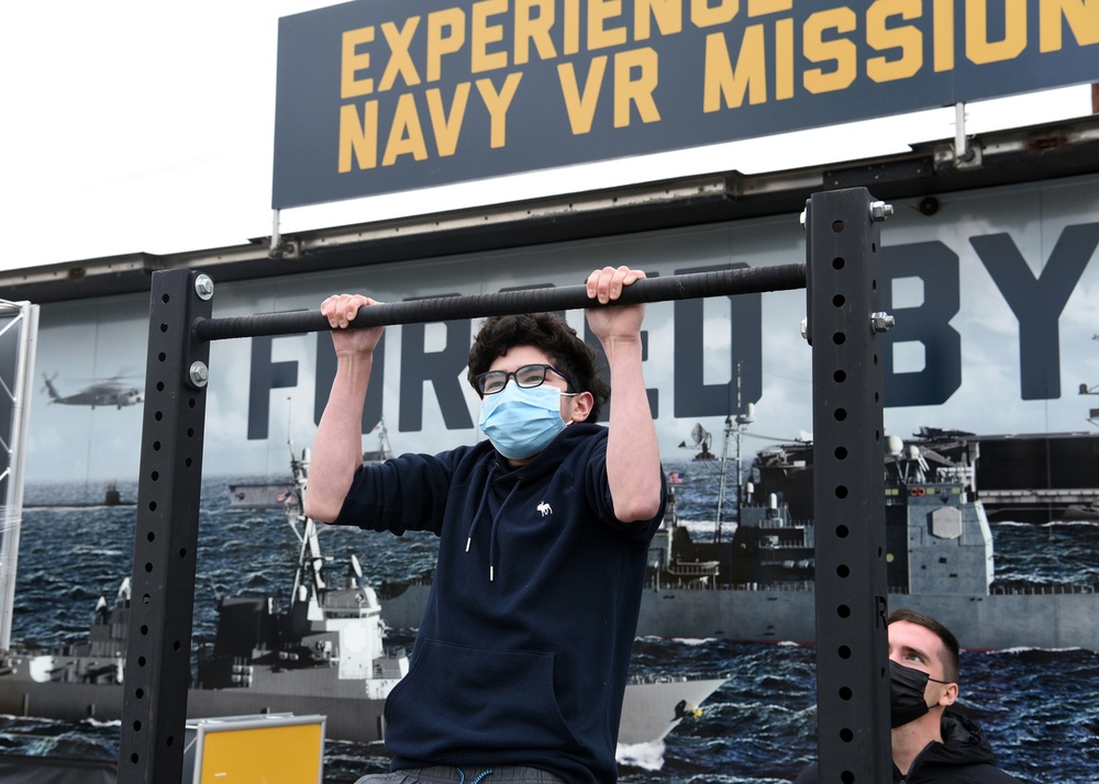 Navy’s Virtual Reality Experience visits Southwest High School during Navy Week