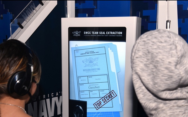 Navy’s Virtual Reality Experience visits Southwest High School during Navy Week