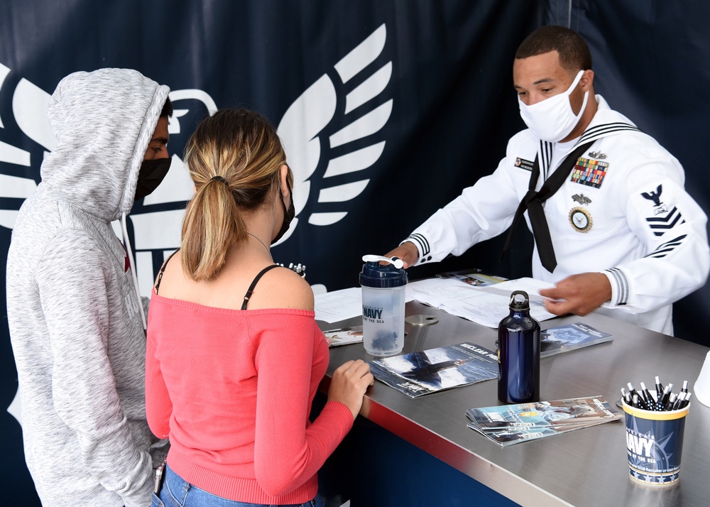 Navy’s Virtual Reality Experience visits Southwest High School during Navy Week