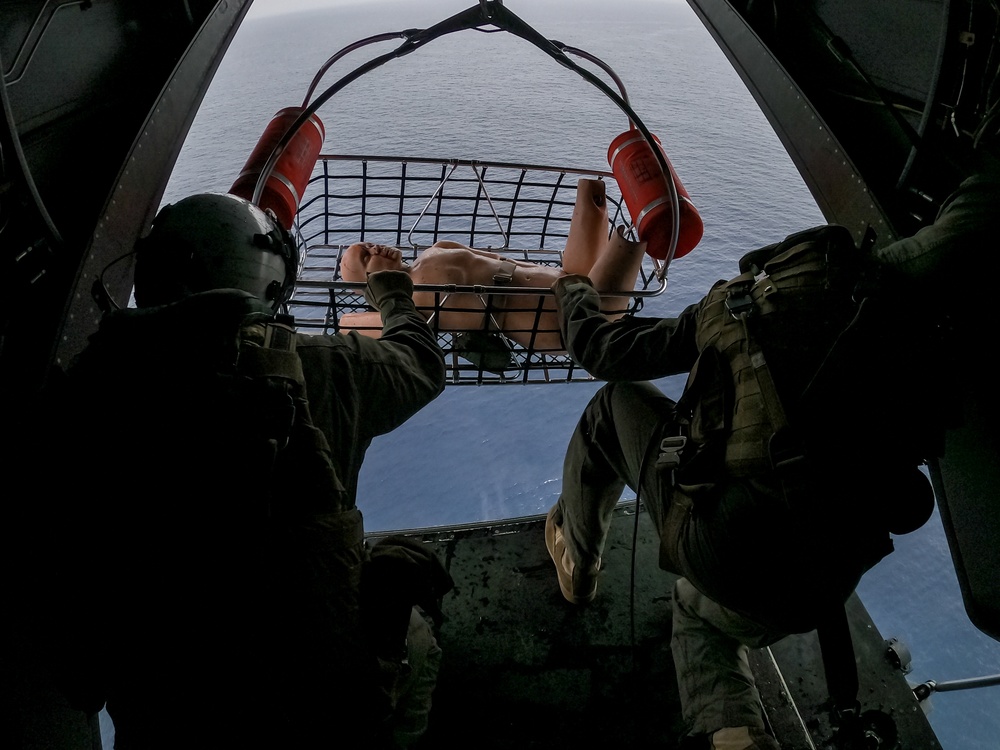 Marines with the MRF Conduct Para Operations on Ie Shima