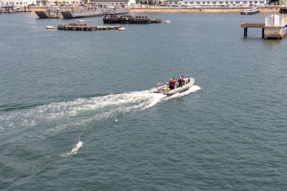 USS America Sailors Conduct Small Boat Operations
