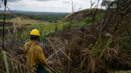 Joint, local agencies combine to battle flames