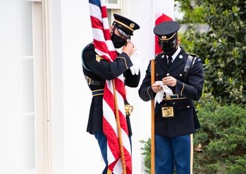 Armed Forces Full Honor Cordon in Honor of the Prime Minister of Japan