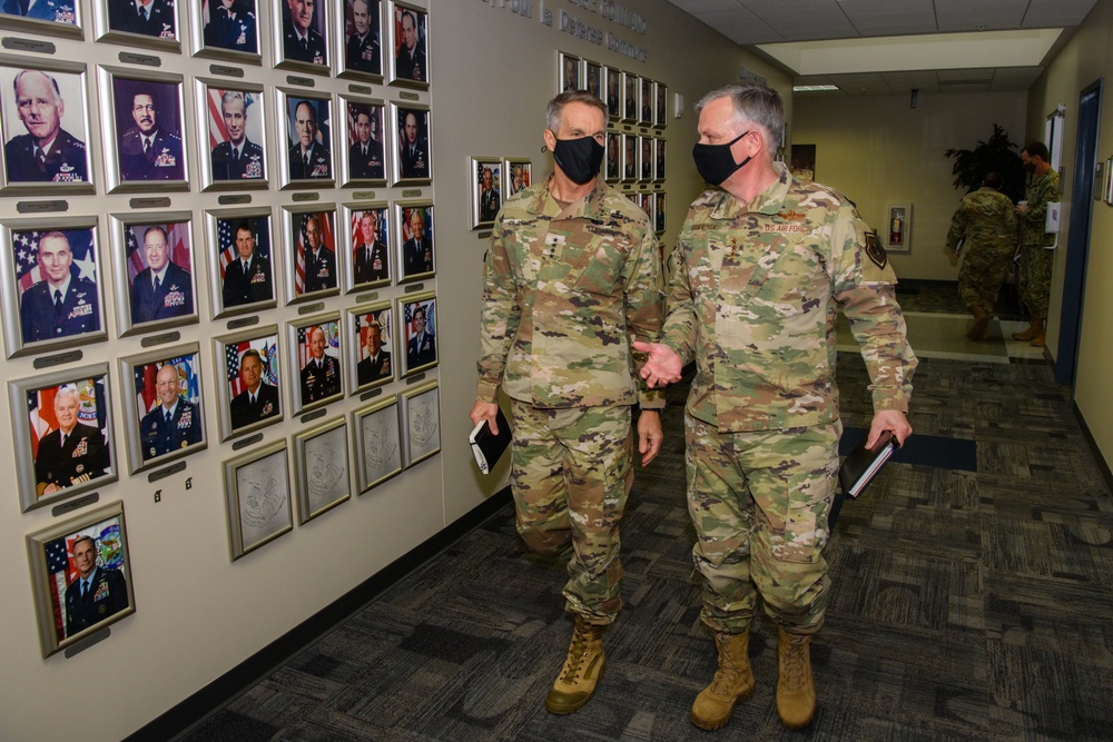 U.S. Special Operations Command Leadership visits the North American Aerospace Defense Command and U.S. Northern Command